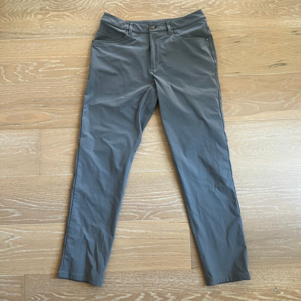 Lululemon ABC Classic Fit Pant 32 Warpstreme Asphalt Grey Size 31